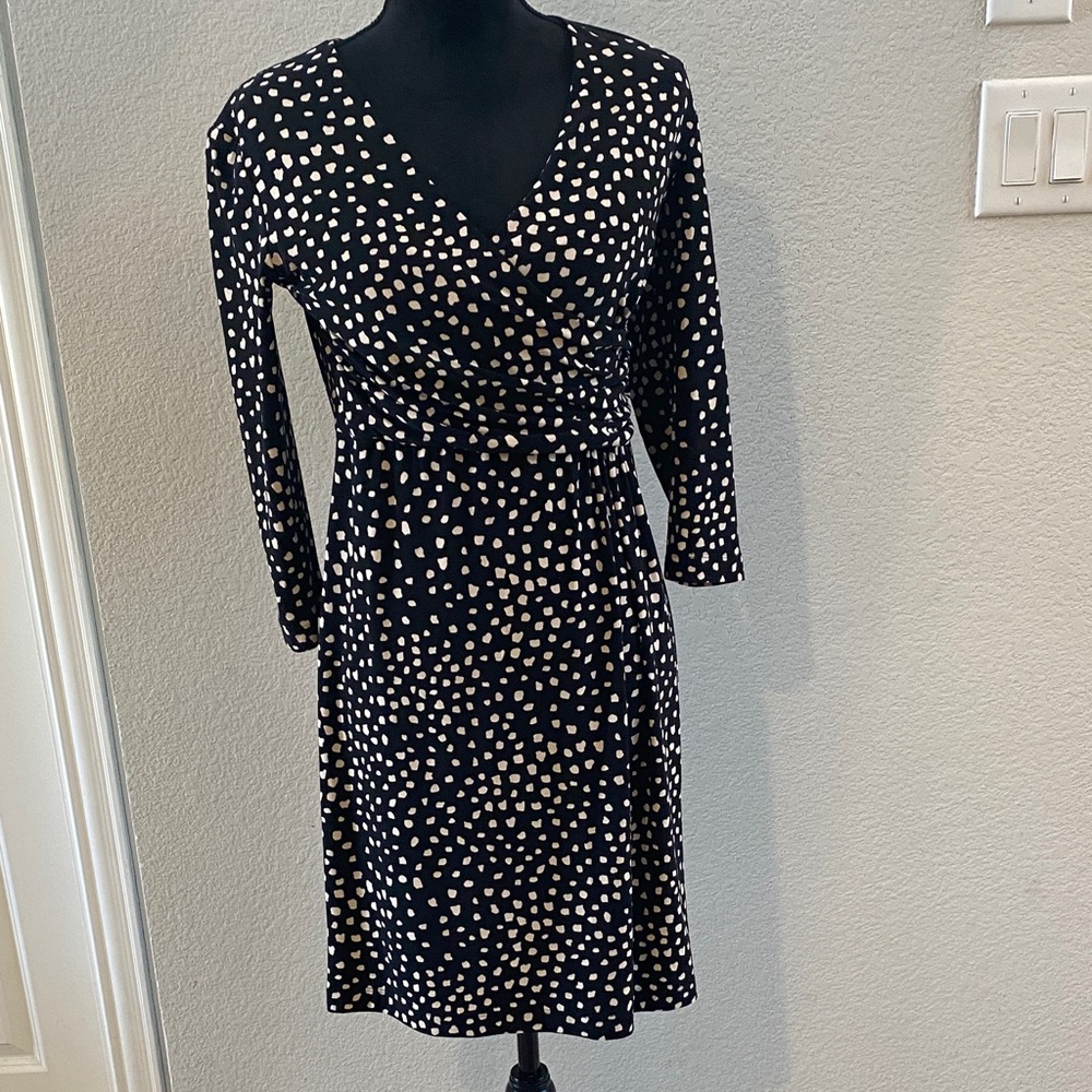 Anne‎ Klein NWT Elegant Black and Cream Dress, size 8
